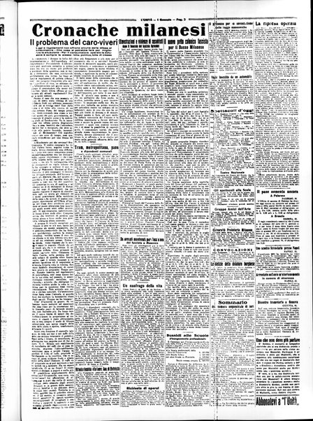 L'Unità : quotidiano degli operai e dei contadini